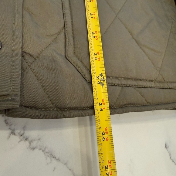 Social Standard by Sanctuary Womens Quilted Twill Jacket Field Green, Medium - Picture 11 of 12